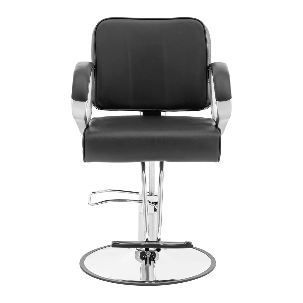 Physa Physa Hove Fauteuil de Coiffeur avec Repose-Pieds en T Noir 50-60 cm 180 kg Hauteur réglable
