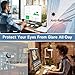 ANTOGOO V 34 Inch 21:9 Monitor Blue Light Filter Desktop Screen Protector - Anti Glare Film Eye Protection Blue Light Blocking Screen Protector for 34'' Computer Monitor