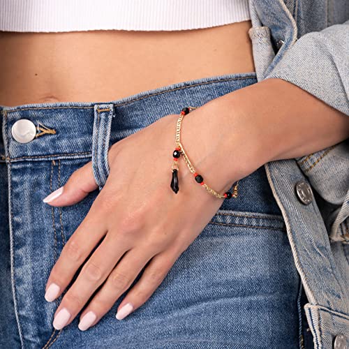 Barzel 18K Gold Plated Azabache Bracelet - Made In Brazil2