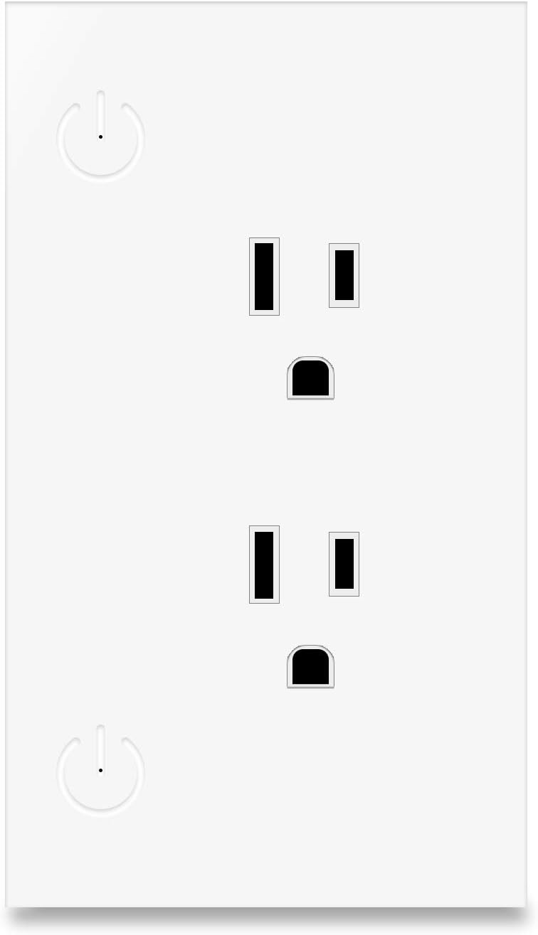 Smart In Wall Outlet (White)