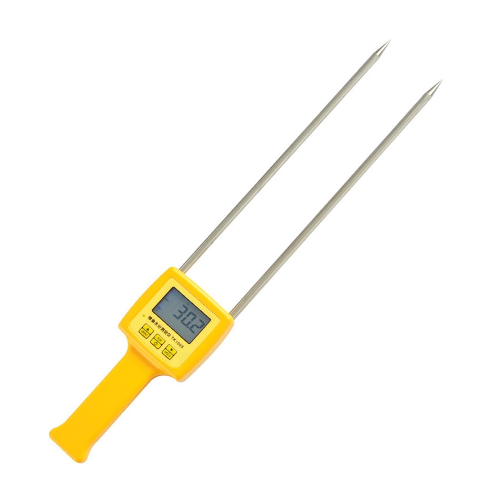 CVFRDD Moisture Meter Grain Moisture Meter, Measuring Range 5-35%, Accuracy 0.5%