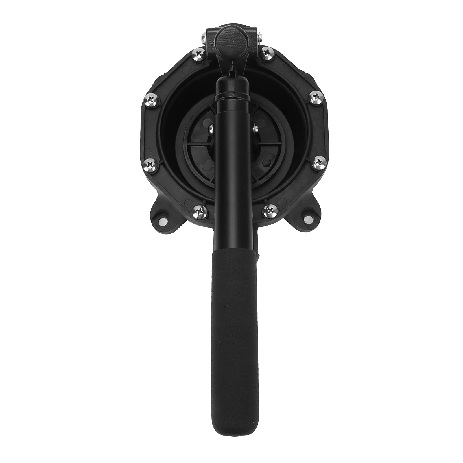 Manual Diaphragm Pump with Aluminium Handle | Autoadescante, adatto per uso marino, dimensioni compatte, flusso di 720 GPH, compatibilità con tubo da 33 mm