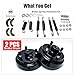 Golf Cart Brake Drums Kit with Brake Shoes & Springs Fit For 1996-up EZGO TXT Electric, Rear Brake Repair Kit for Driver Side & Passenger Side, 19186G1P 70794G01 70795G01 27944G01(38pcs)