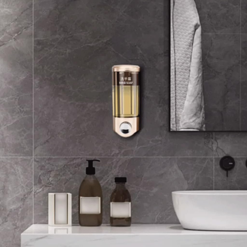 Zeepdispenser voor wandmontage Plastic zeepdispenser voor vloeibare gel Hervulbare flessendispenser Handmatige dispenser Hotel