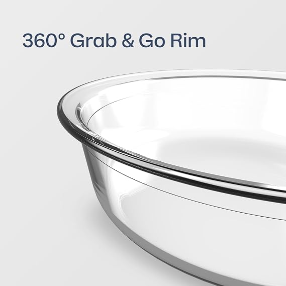 Tupperware Voila Glass Square Food Storage Baking Dish, 1.7 qt / 1.6 L