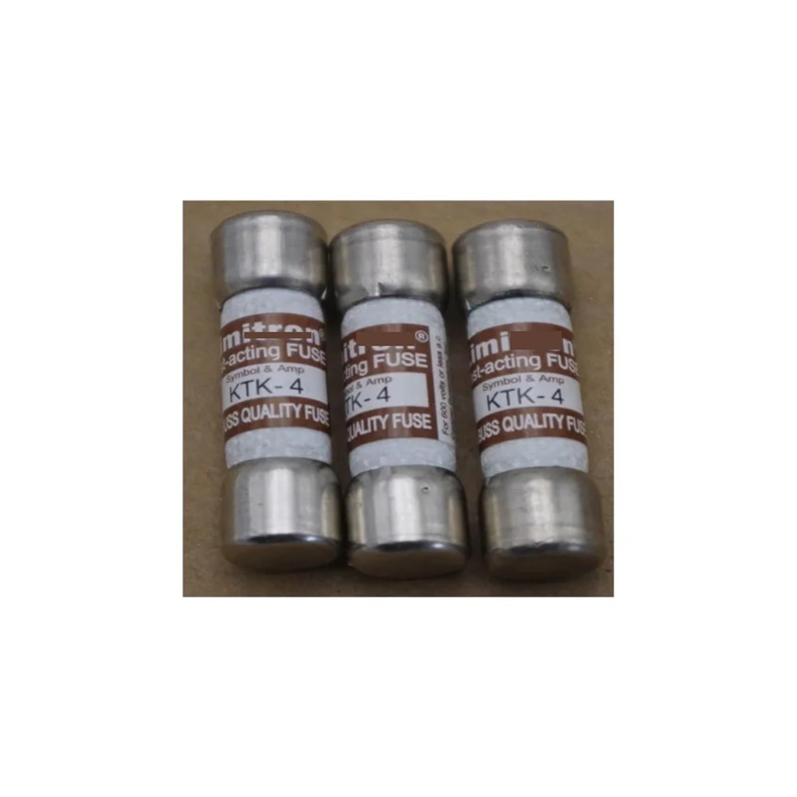 CXFCIHFT 1pcs 4A 600V KTK-4 Fuse Link Fusible