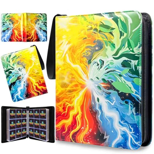 Trading Card Binder for TCG Cards, 9-Pocket...