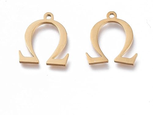 Dijes de acero inoxidable 304 con letras griegas del alfabeto griego, dijes de alfabeto de metal, varios lotes a granel, dijes de letras para hacer Dijes de acero inoxidable 304 con letras griegas del alfabeto griego, dijes de alfabeto de metal, varios lotes a granel, dijes de letras para hacer