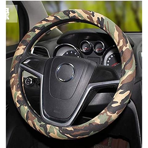 Istn Unisex's Camo Steering Wheel Cover 2018 38cm Army Cover