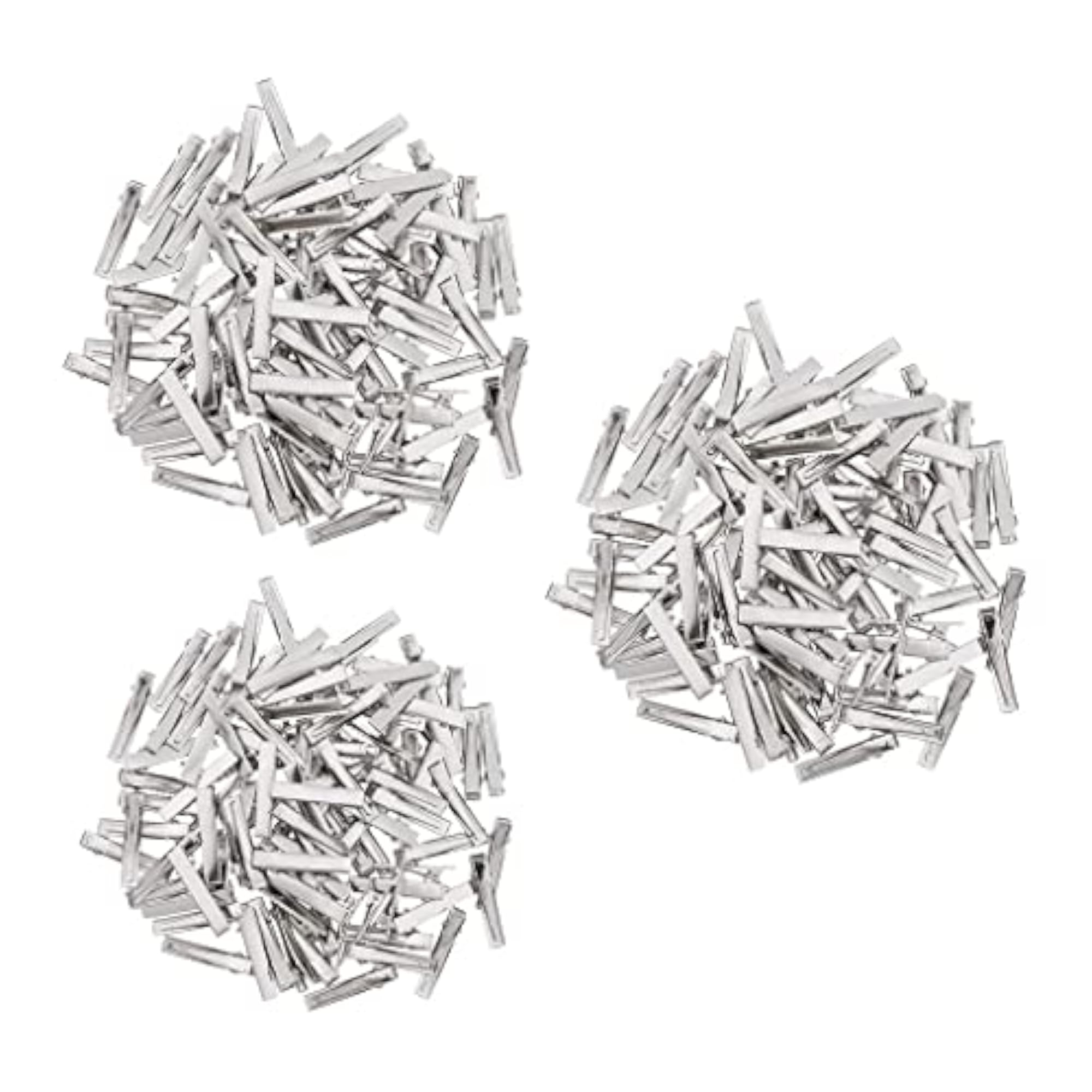 300 Pieces Flat Iron Single Prong Duck Alligator Hair Clips