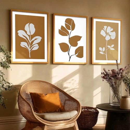 Image of kotart Boho Art Home Decoration Painting | Paintings With Frame For Living Room Bed Room Hotel Wall Decor Digital Reprint Set of 3 (13X17 inch)