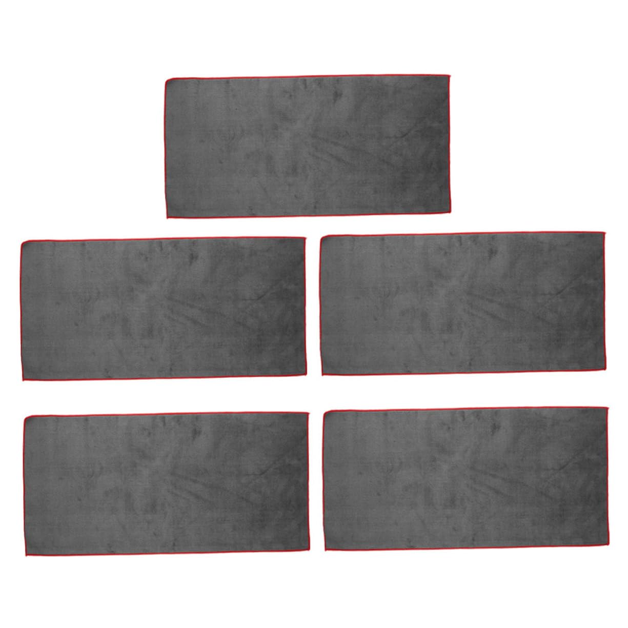 Alipis 5pcs Car Drying Towels Highly Absorbent Cleaning Cloths for Quick Car Wash Drying Reusable Microfiber Towels for Vehicle Care