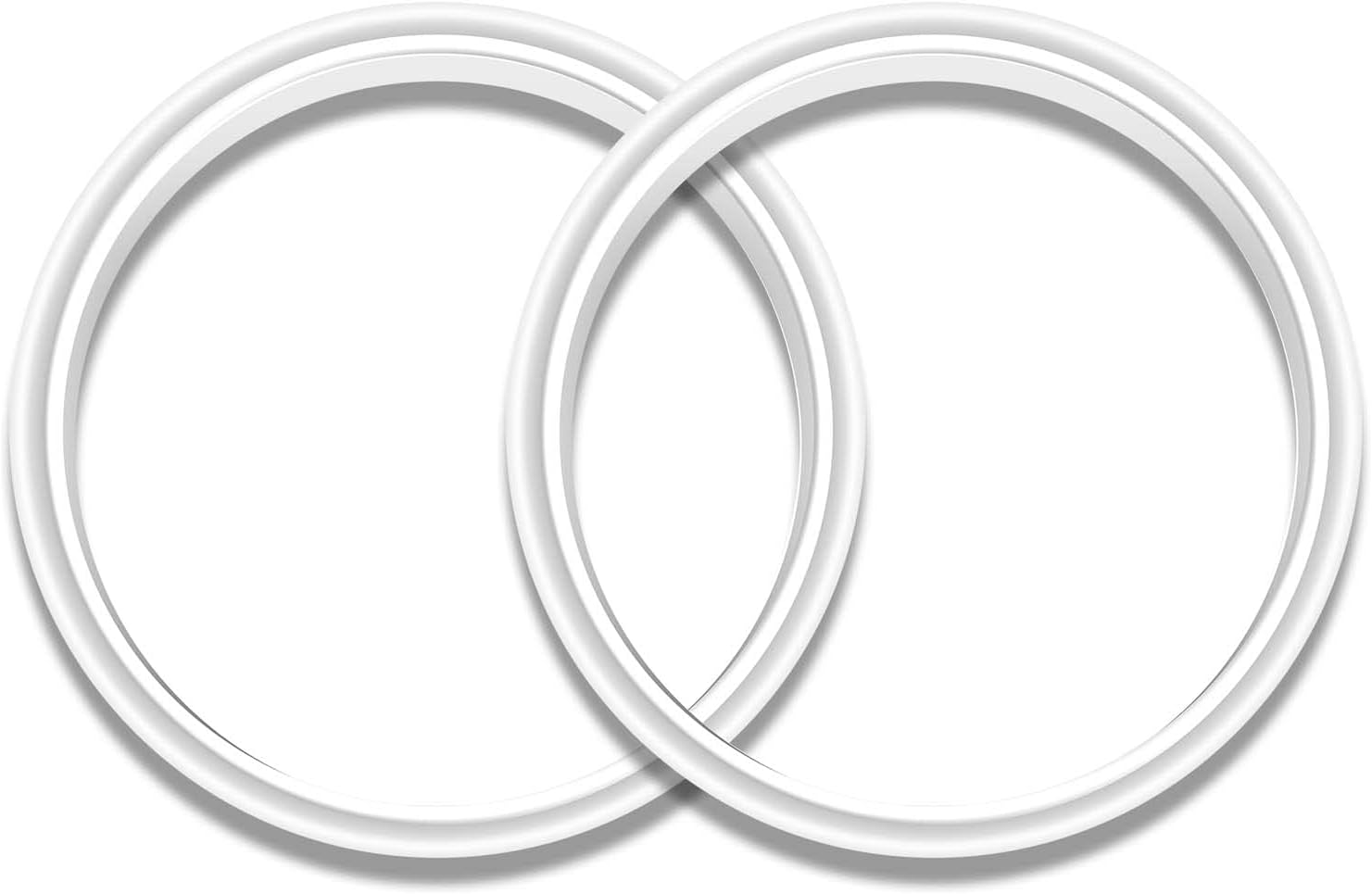 HAKKA BROTHERS Sausage Stuffer Spare Plunger Gasket for Vertical and Horzontal 3-5-7 Liters Sausage Maker（Pack of 2）
