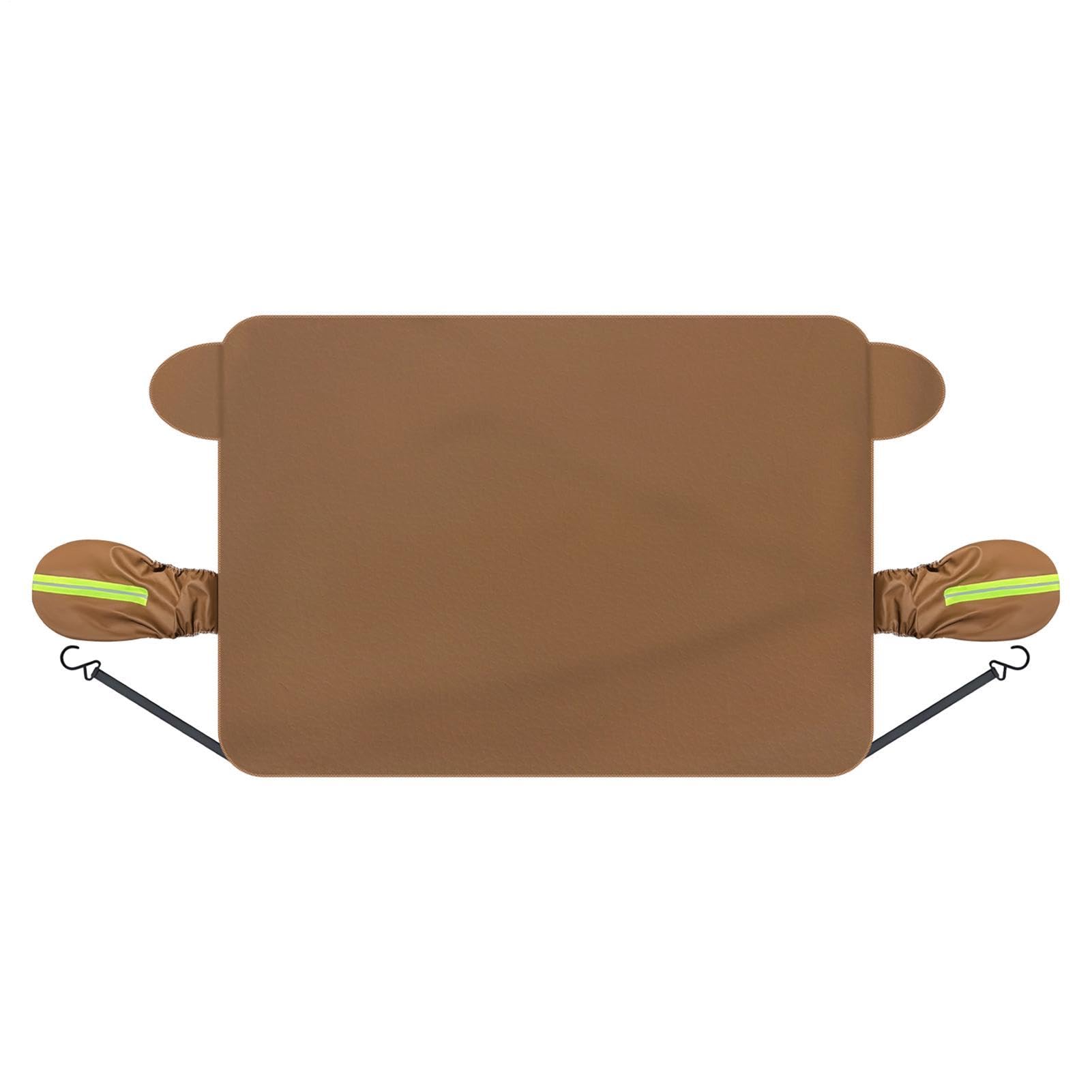 Housse De Pare-Brise Automobile Imperméable Cuir PU Anti-Poussière Pour