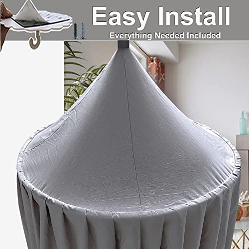 Upgrade Version Of Canopy For Kids Bed, Extra Large Canopy For Girls Room Decoration Princess Castle Play Tent Hanging House, Dreamy Canopy For Children Room Reading Nook Canopies In Home #TOP3