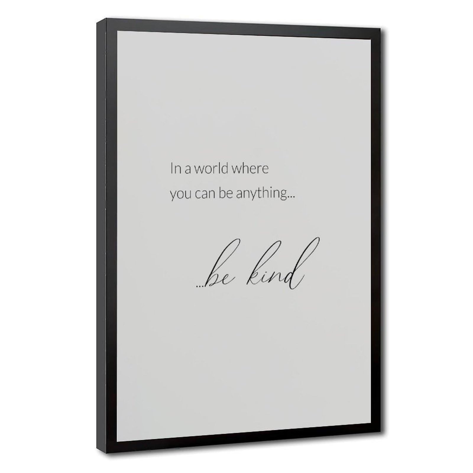 ELKPDOE In A World Where You Can Be Anything Be Kind Poster Quotes