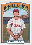 2021 Topps Heritage High Number #718 Rafael Marchan NM-MT RC Rookie SP Phillies