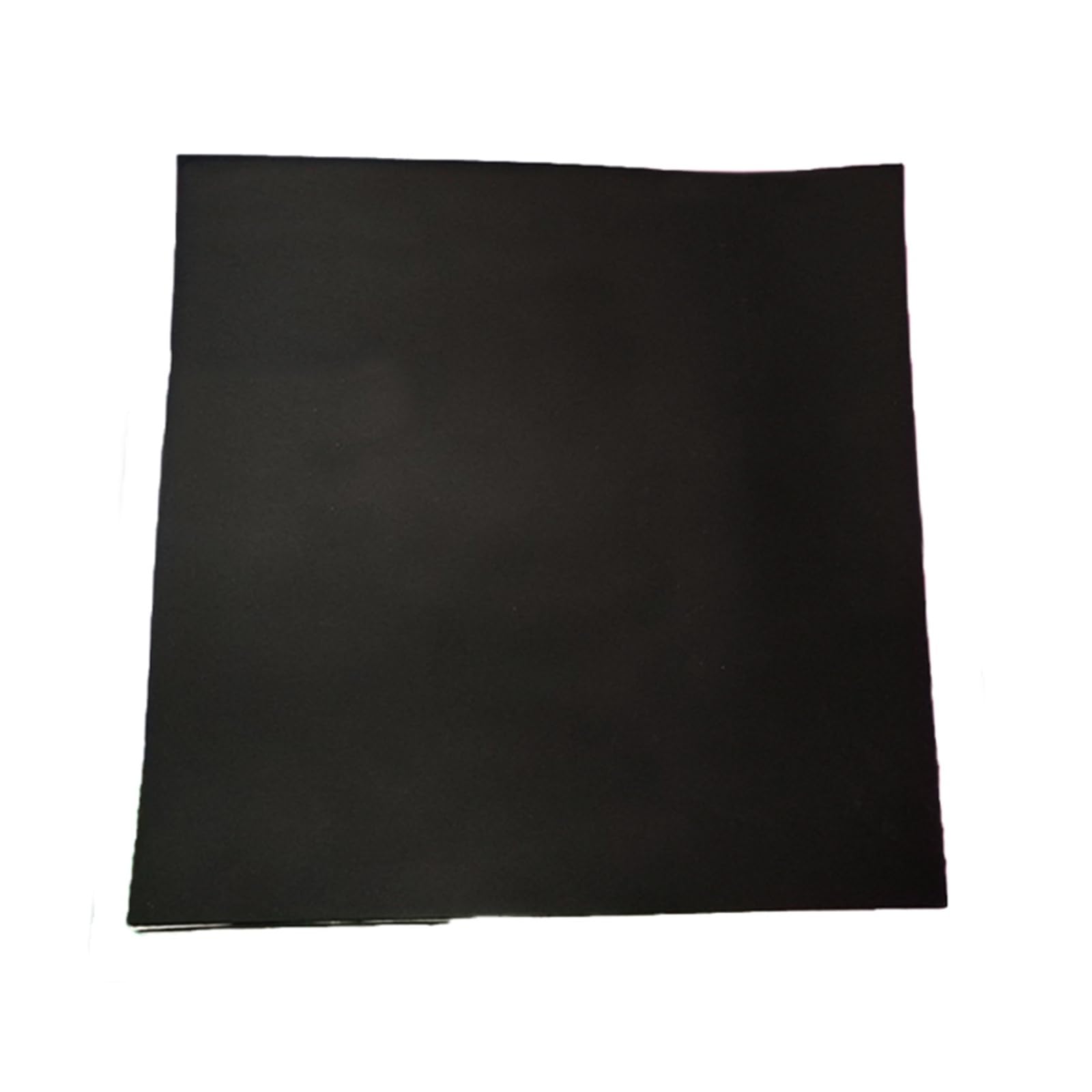 Tofima One Color -Sheet, 1Pc 500X500mm * 0.5Mm Black Silicone Rubber Sheet Self Adhesive High Temp Mat Thickness 0.5Mm