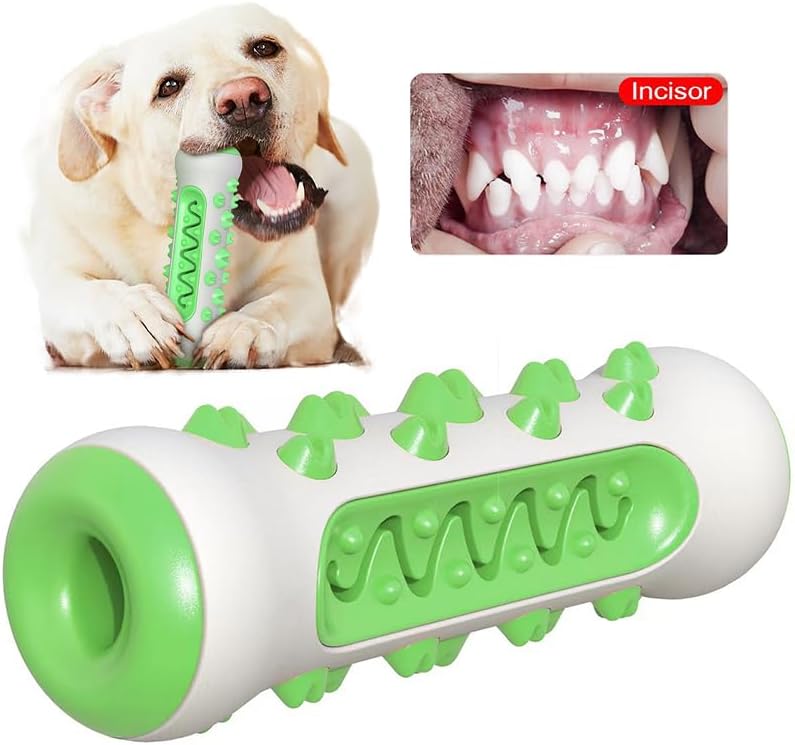 Rubber Dog Molar Toothbrush Toys Chew Cleaning Teeth Safe Puppy Dental Care Soft Pet Toy Supplies Pet Accessories(Upgrate Blue)