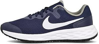 NIKE(ナイキ) 男の子 キッズ 子供靴 ランニングシューズ スニーカー レボリューション6NNGS 軽量 カジュアル スクール 学校 REVOLUTION 6 NN GS 400 ミッドナイトネイビー/ホワイト/F 23.0cm
