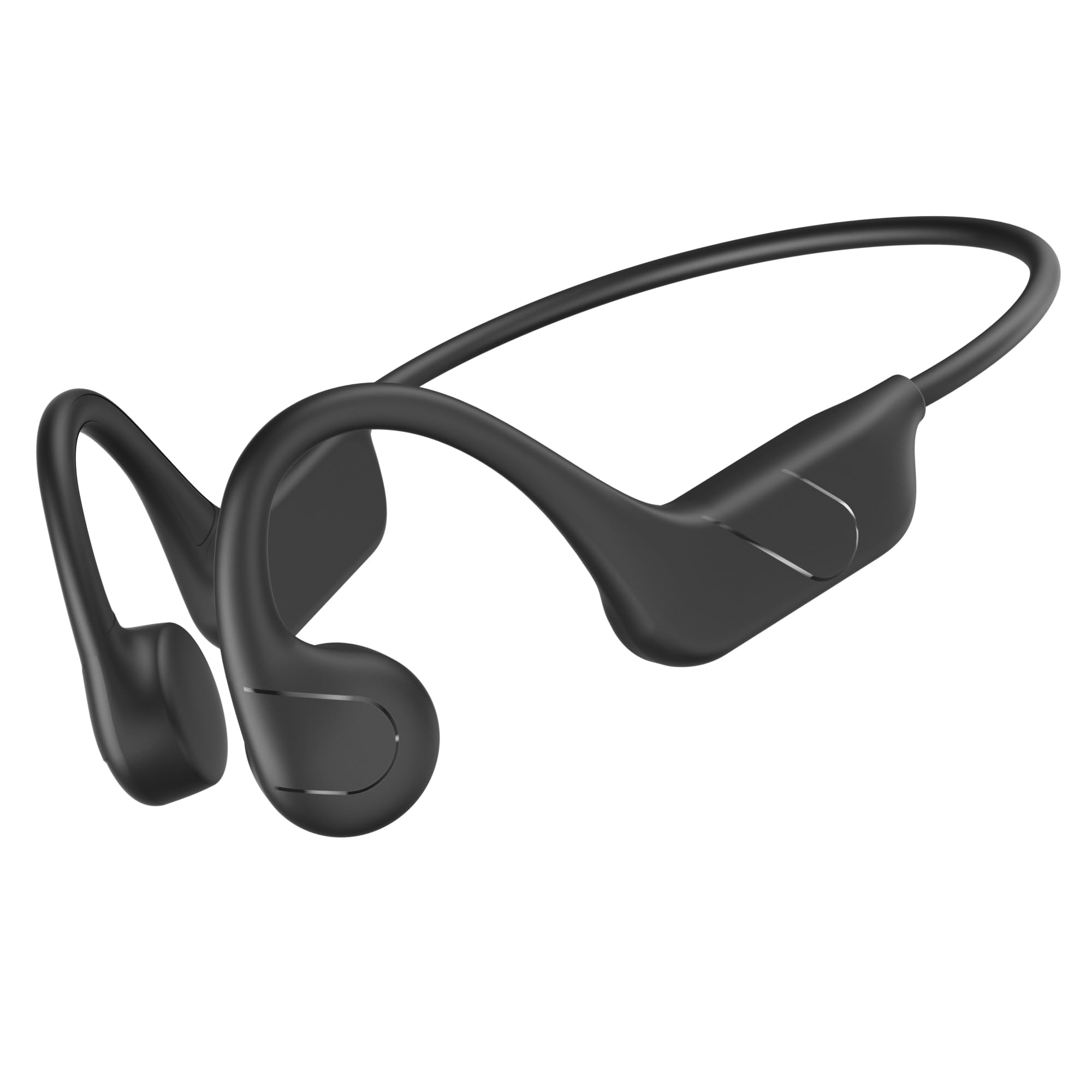 Bone Conduction Headphones Upgrade Bluetooth 6.0 Open Ear Earbuds with Mic, Balanced Audio, Reduced Sound Leakage, IP54 Waterproof Secure Fit, Wireless Sports Headphones for Running, Workout & Cycling