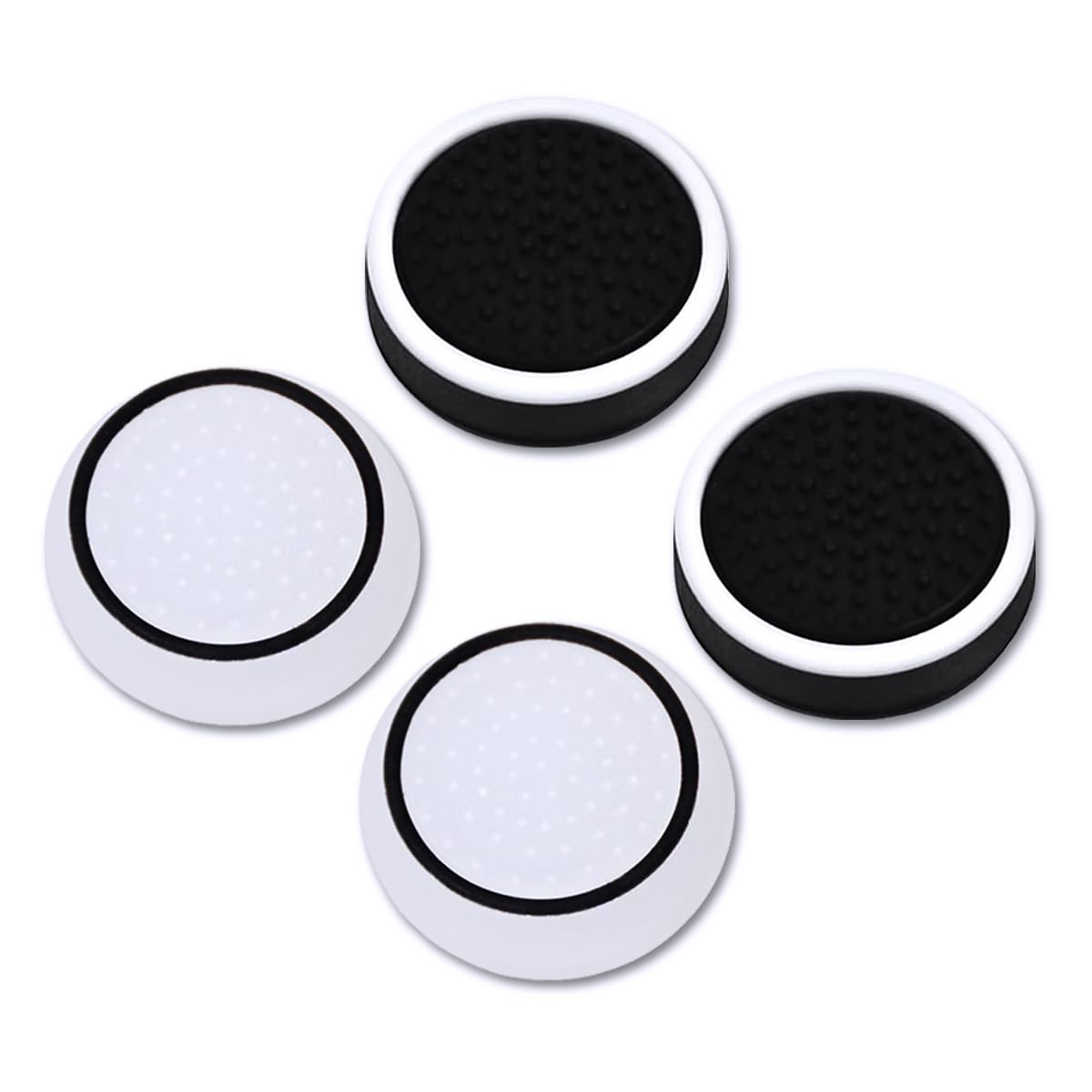 PS Portal Thumb Grips Black Full Protection Analog Stick Cover Silicone Joystick Caps Anti-Scratch Anti-Slip Thumbstick Replacement Thumb
