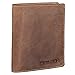 Produktbild STILORD 'Marc' Portemonnaie Männer Leder in Geschenkbox Vintage Geldbörse Portmonee für EC-Karten Kleingeld Brieftasche hochkant Echtleder, Farbe:Used Look - braun
