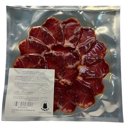 Lomito Iberico de Bellota - 100 grammes de Filet Ibérique Tranche de porcs ibériques nourris avec des glands. Charcuterie Iberique Pata Negra