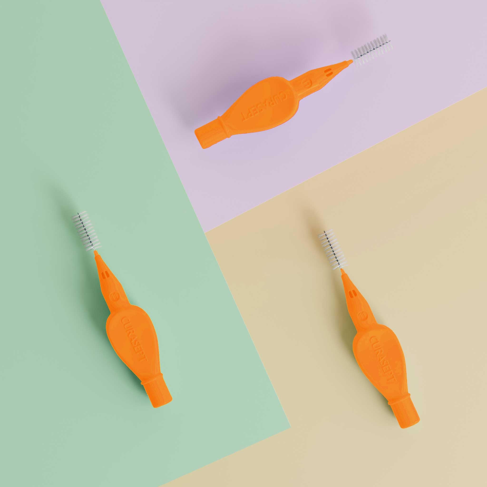 CURASEPT Scovolini Dentali Originali | Spazzolini interdentali Proxi T14 (filo 1,4 mm) | Pulizia Profonda della Placca | Setole Nylon Ultra-flesse, Manico Ergonomico | 6 pz x confezione