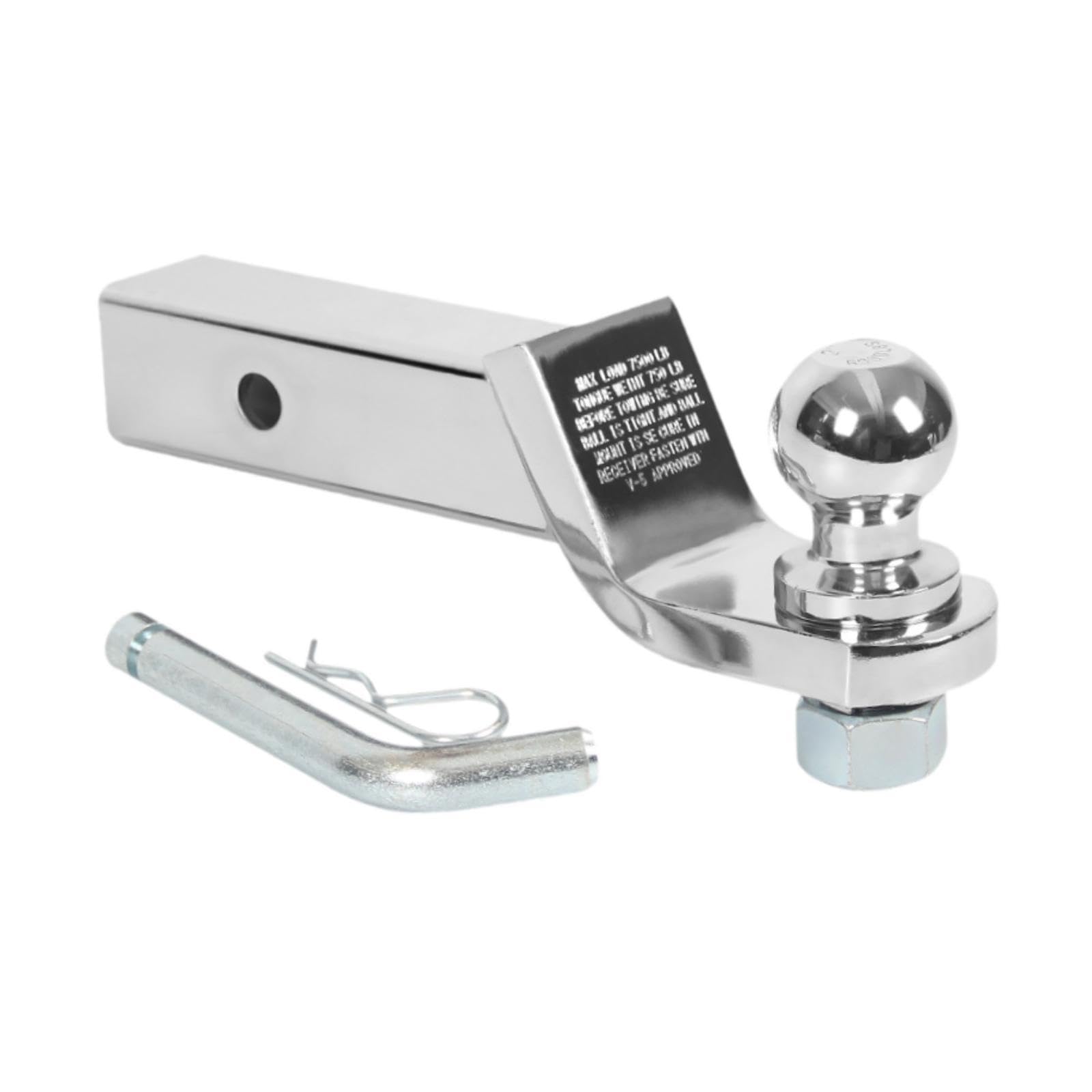 Supporto per Sfera di Aggancio Del Rimorchio, Accessorio per Ricevitore di Gancio di Traino a Lingua, Versatile E Facile Da Installare, Realizzato in, Argento