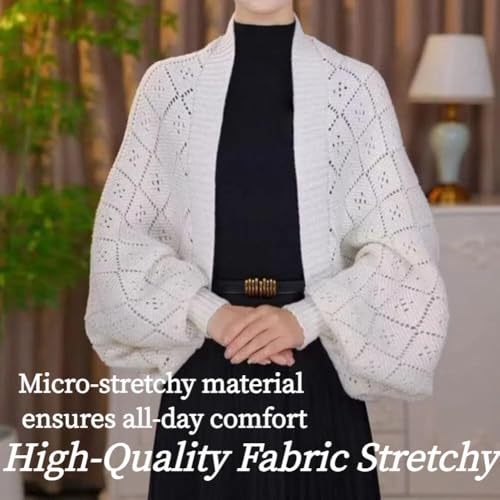 2025 New Knitted Shawl Coat, Fashion Hollow Out Knitted Shawl Coat, Wrap Cardigans for Women Lightweight Slouchy4
