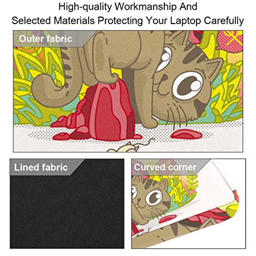 Sac à bandoulière chat pour ordinateur portable 13 à 14.5 pouces