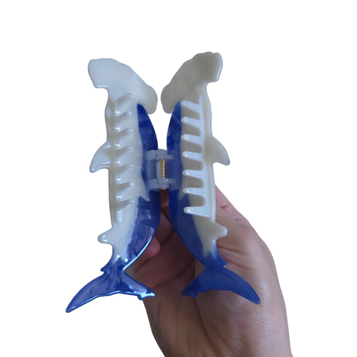Funny Big Hammerhead Shark Hair Clip,Acetate Claw Clips,Big Hair Clips for Women,Blue - Image 5