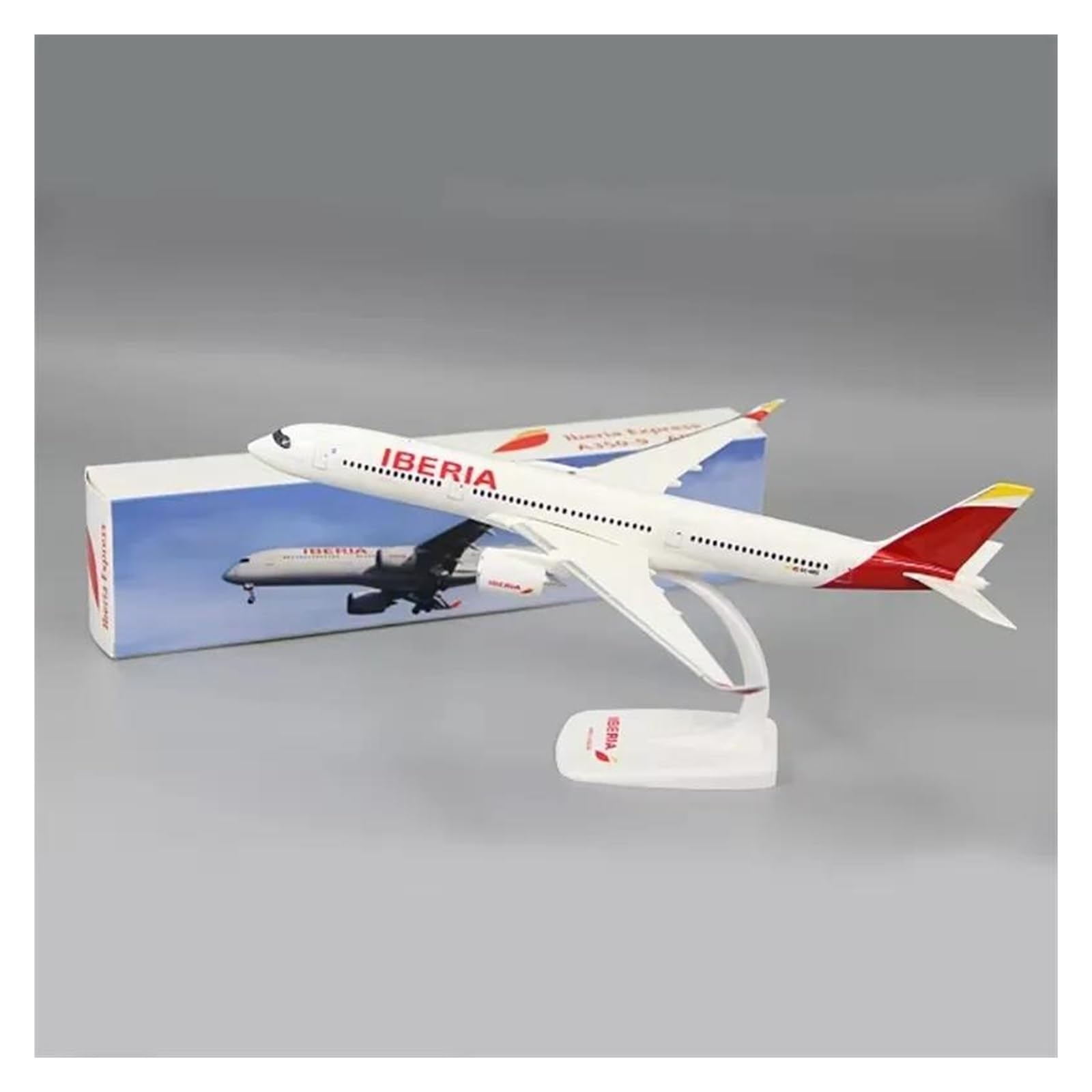 Aviones metálicos en Miniatura Modelo De Avión Ensamblado A350-900 De Iberia A Escala 1/200 ABS Ideal para Decoración De Colección para Colecciones