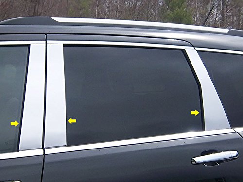 Qaa Is Compatible With 2011-2020 Jeep Grand Cherokee 6 Piece Stainless Pillar Post Trim Pp51081 #TOP16