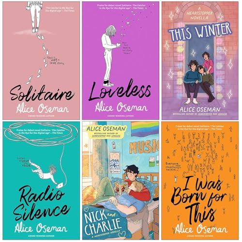 Alice Oseman Collection 6 Books Set (Solitaire, Loveless, This Winter,