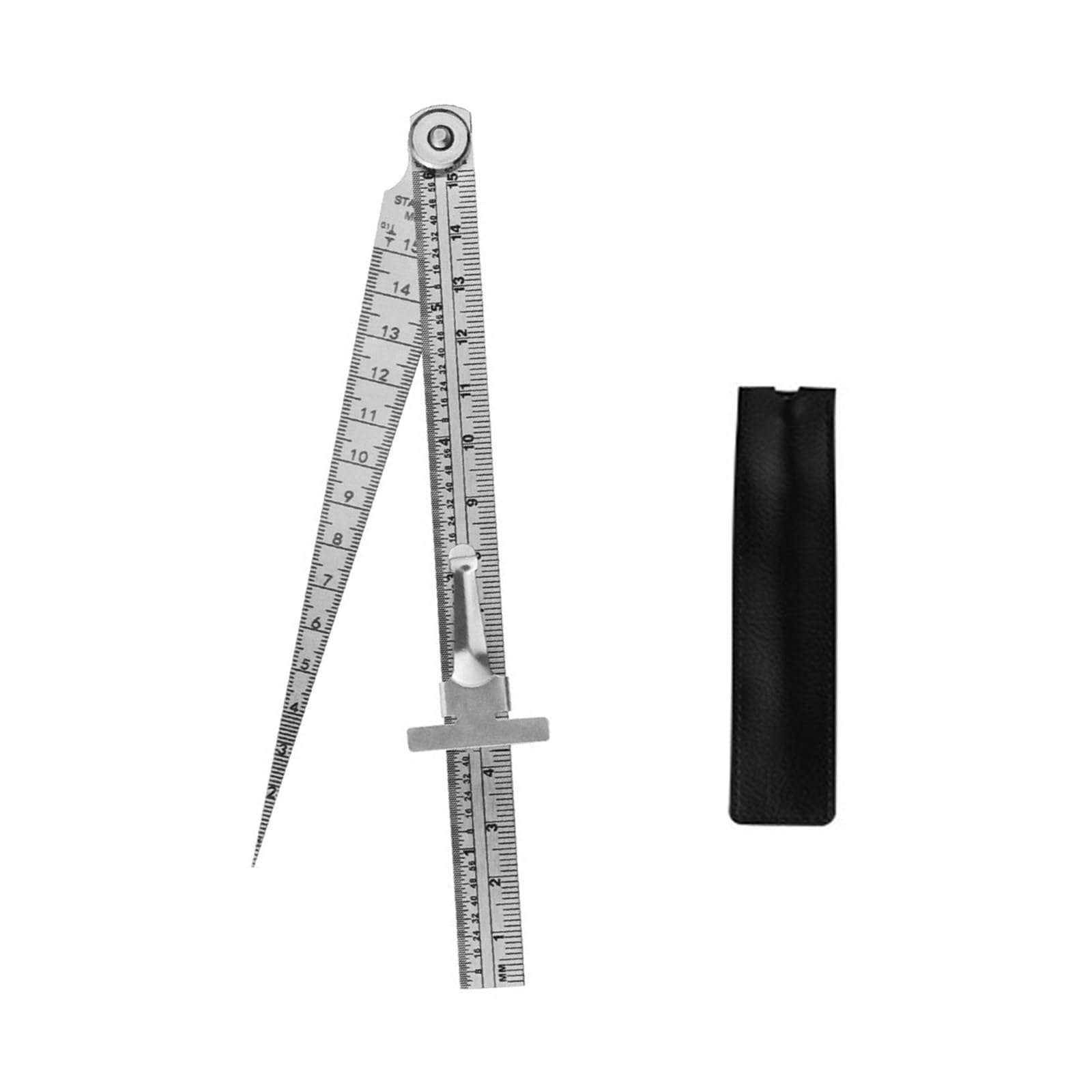 Stainless Steel Double Scale Tapers Gauges Tool for Depth Length Diameter Measurement in Tight Space and Welds Tapers Gauges Gaps Welding Wedges Feeler