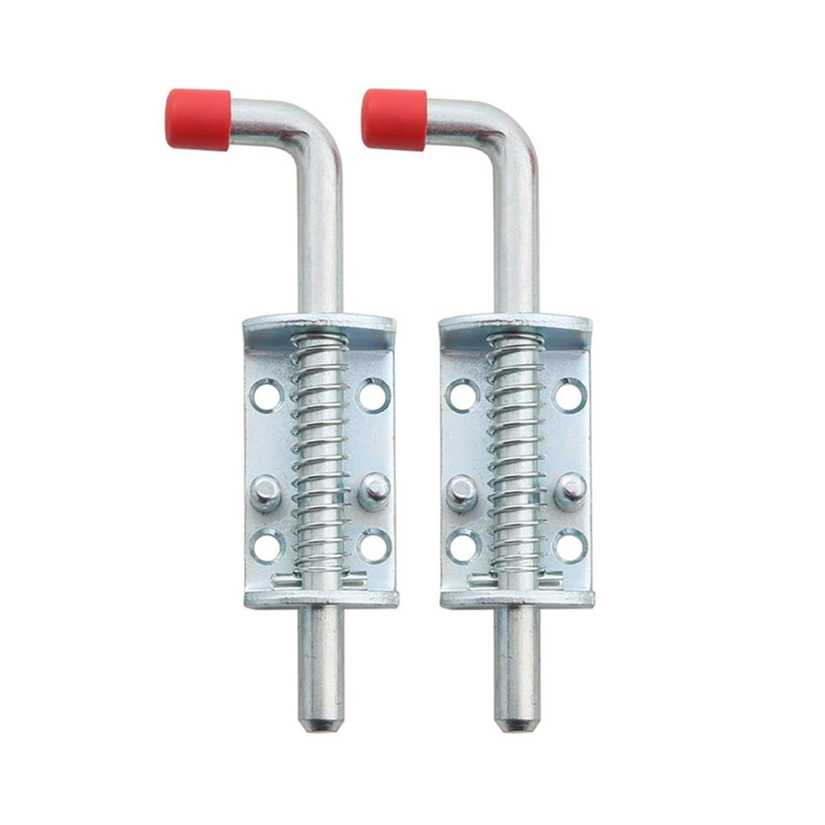 Buy NATGAI 2 Pack Metal Lock Barrel Bolt Spring Loaded Locking Latch 6.