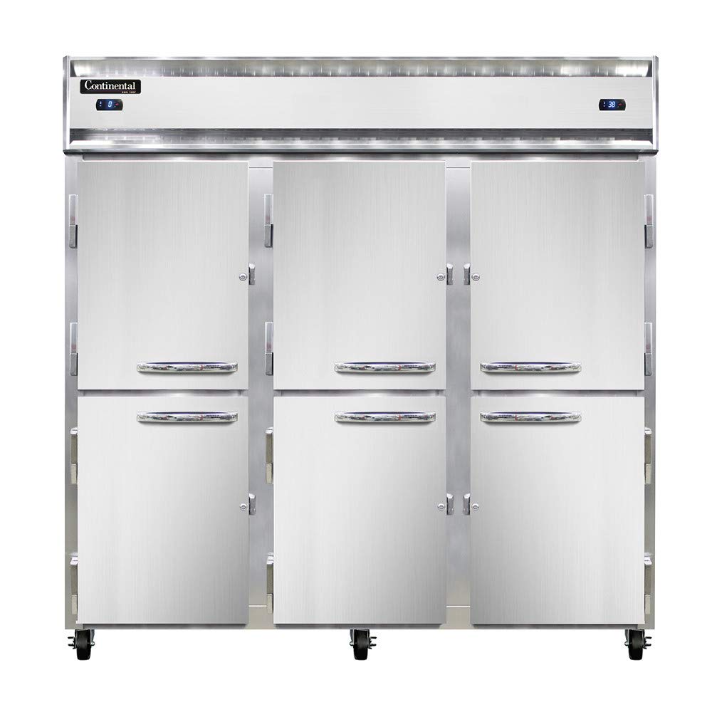 3RFF-SS-HD Three Section Reach-In Refrigerator/Freezer (1 Refrigerator Section/2 Freezer Sections) by Continental Refrigerator – Commercial Grade
