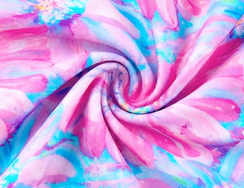 Image of Girls Swimsuits One-Piece Bathing Suits Multicolor Kids Sport Summer Beach Swimwear for 2-10 Years Old