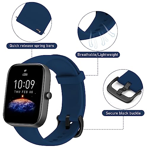 SEANTUA 10 Pack Compatible with Amazfit GTS Strap, 20mm Strap for Amazfit Bip 3 Pro/Bip 3/ Bip Lite/Bip S/Bip U Pro - Image 2