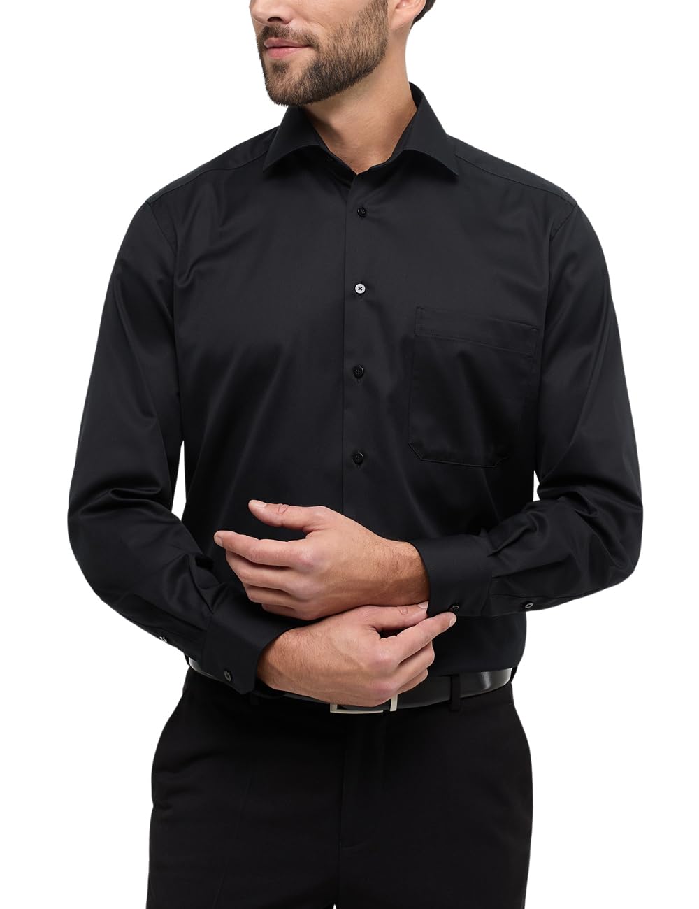 ETERNA Male Cover Shirt unifarben Comfort FIT