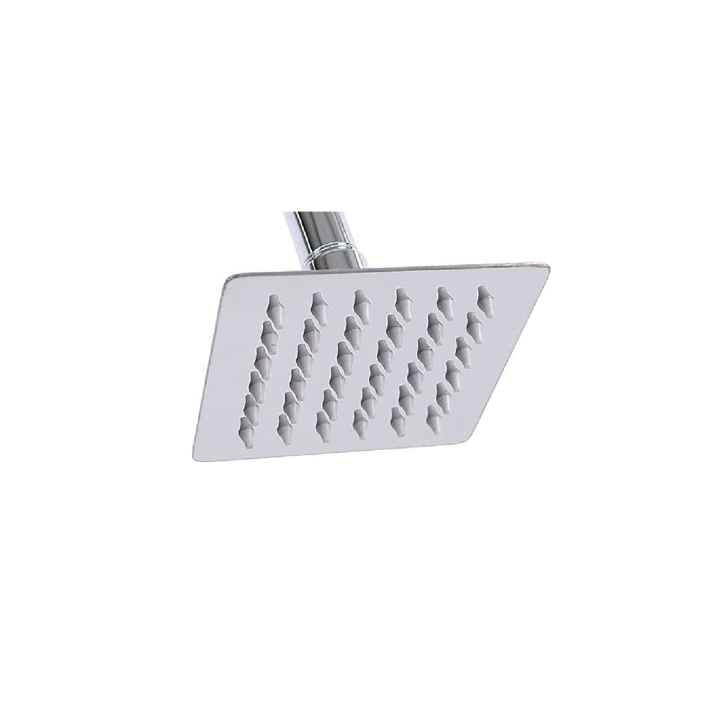 ZENZERO® - SOFFIONE DOCCIA in acciaio inox - ugelli anticalcare - getto a pioggia - Pezzi 1: (15x15cm QUADRATO)