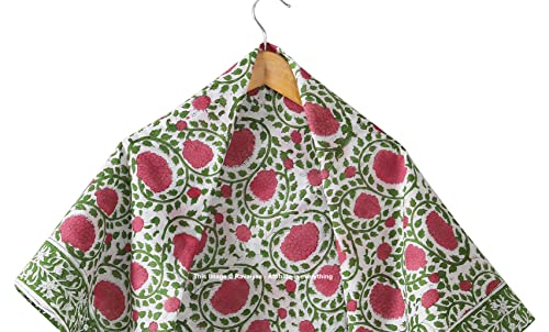 Image of Ravaiyaa - Attitude is everything Sanganer Hand Block Printed Scarves Pure Cotton Scarf Square Hijab Dupatta 40 inch X 40 inch Inch