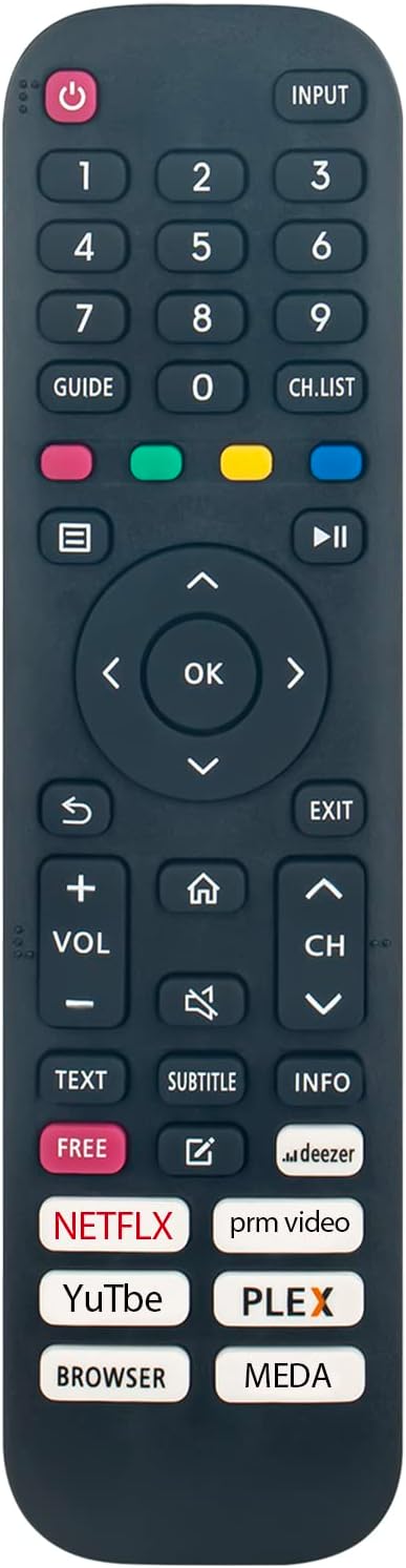 ALLIMITY Telecomando Sostitutivo Per TV Dyon Enter 20, 32/39/40/42/43 Pro-X - Nessuna Programmazione Richiesta, Sostituisce Telecomando Originale - 4
