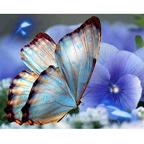 Kit Diamant Peinture Papillon 80x180cm broderie complète strass