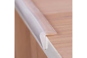 Edge and Corner Guards, Pre-Taped, for Baby Proofing, 100% Silicone