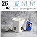 [Bigger and Improved] Zen Kitchen Fondue Pot Set, Glazed Ceramic Fondue Set for Chocolate Fondue or Cheese Fondue Set