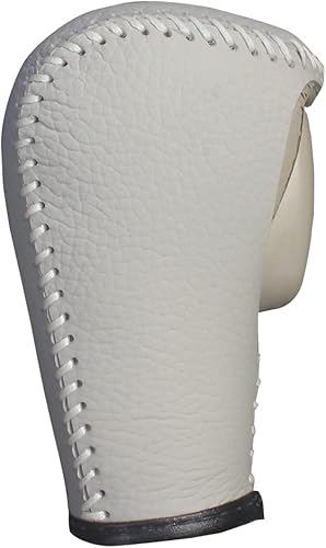 Miniatura 4 de Cuero auténticoAutomático en la perilla de la palanca de cambios Protector Trim Fit Nissan Murano 2009 2010 2011 2012 2013 (beige)