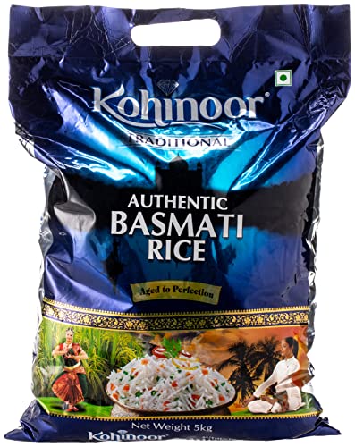 Image of Kohinoor Traditional Authentic Basmati Rice, 5 kg Pack